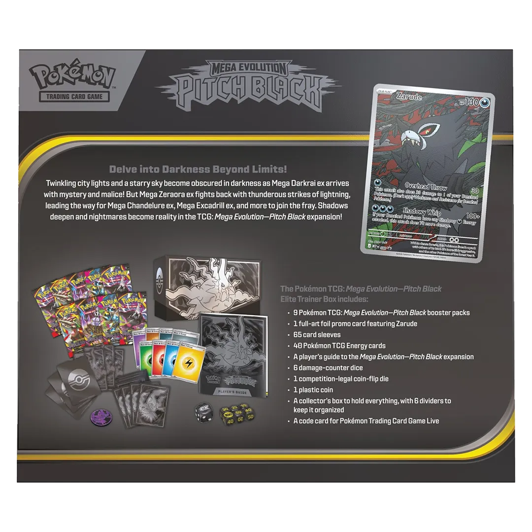 [PREORDER] Mega Evolution: Pitch Black - Elite Trainer Box