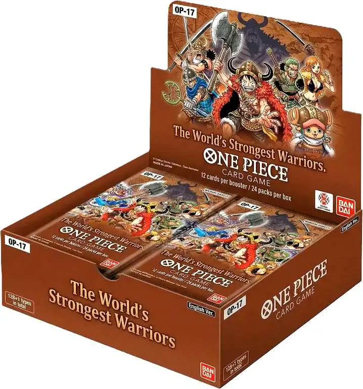 One Piece Trading Card Game The World's Strongest Warriors Booster Box OP-17 [ENGLISH, 24 Packs]